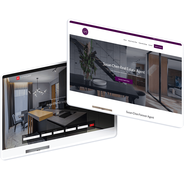 Real estate agent web design